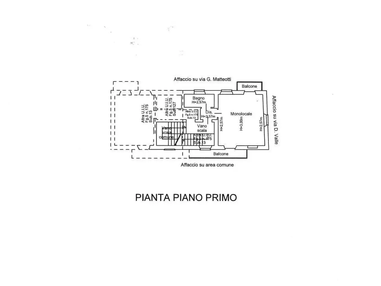 Monolocale in vendita, Via Giacomo Matteotti 33, San Maurizio Canavese - Planimetria 1