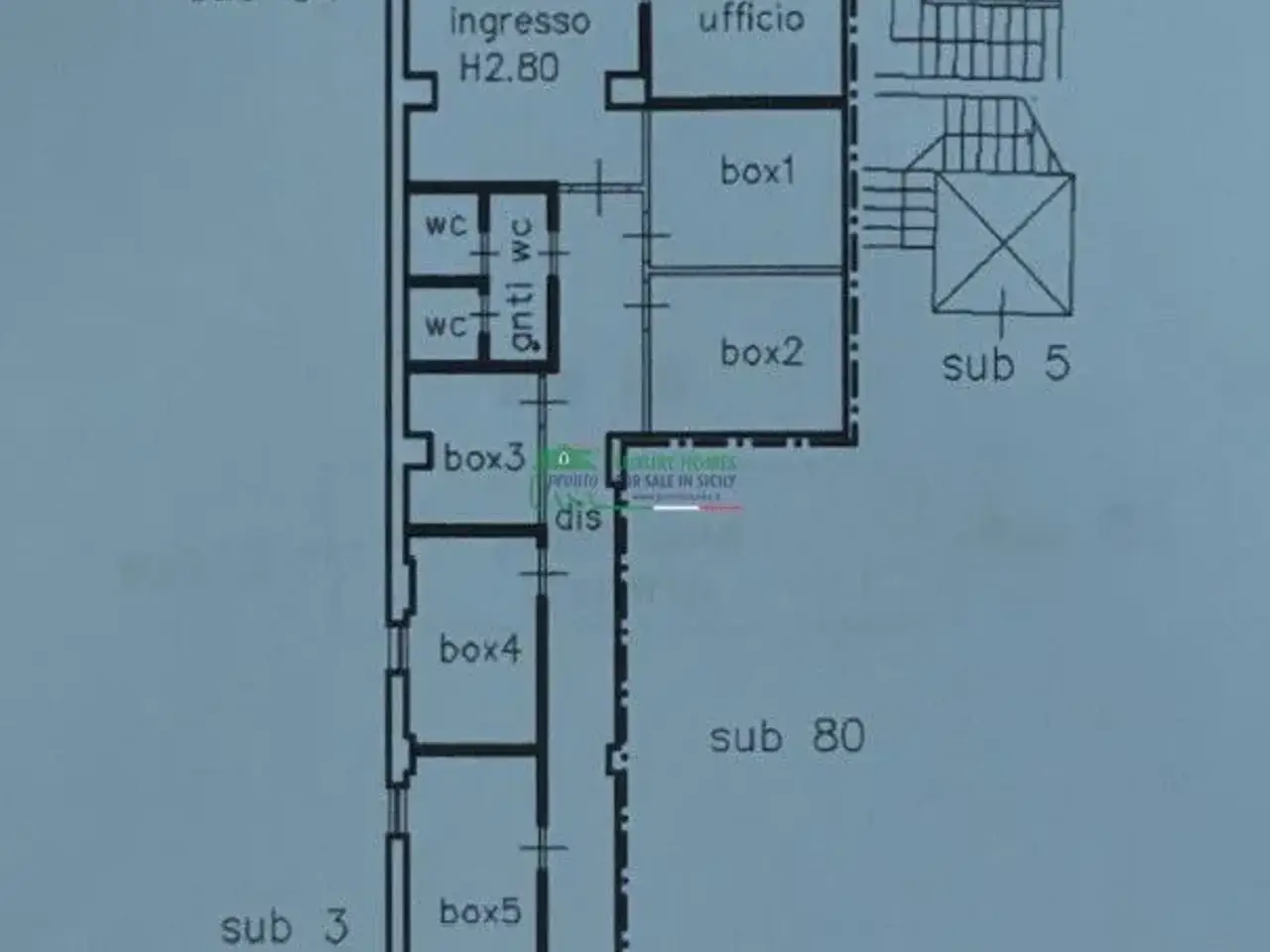 Locale commerciale in Via Aldo Licitra, Ragusa, {3} - Planimetria 1