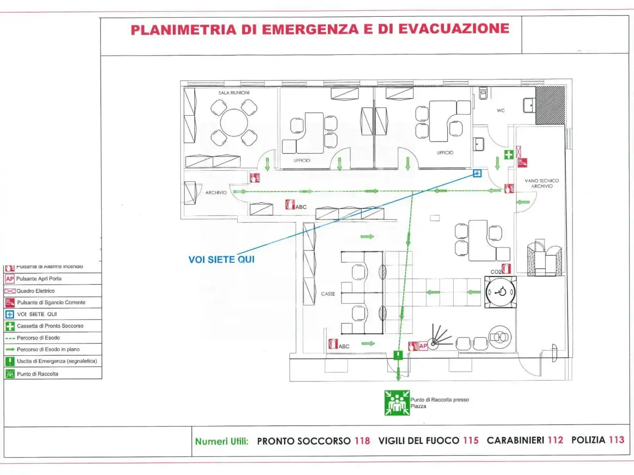 Negozio in Via Camillo Cavour 38, Cavriago, {3} - Planimetria 1