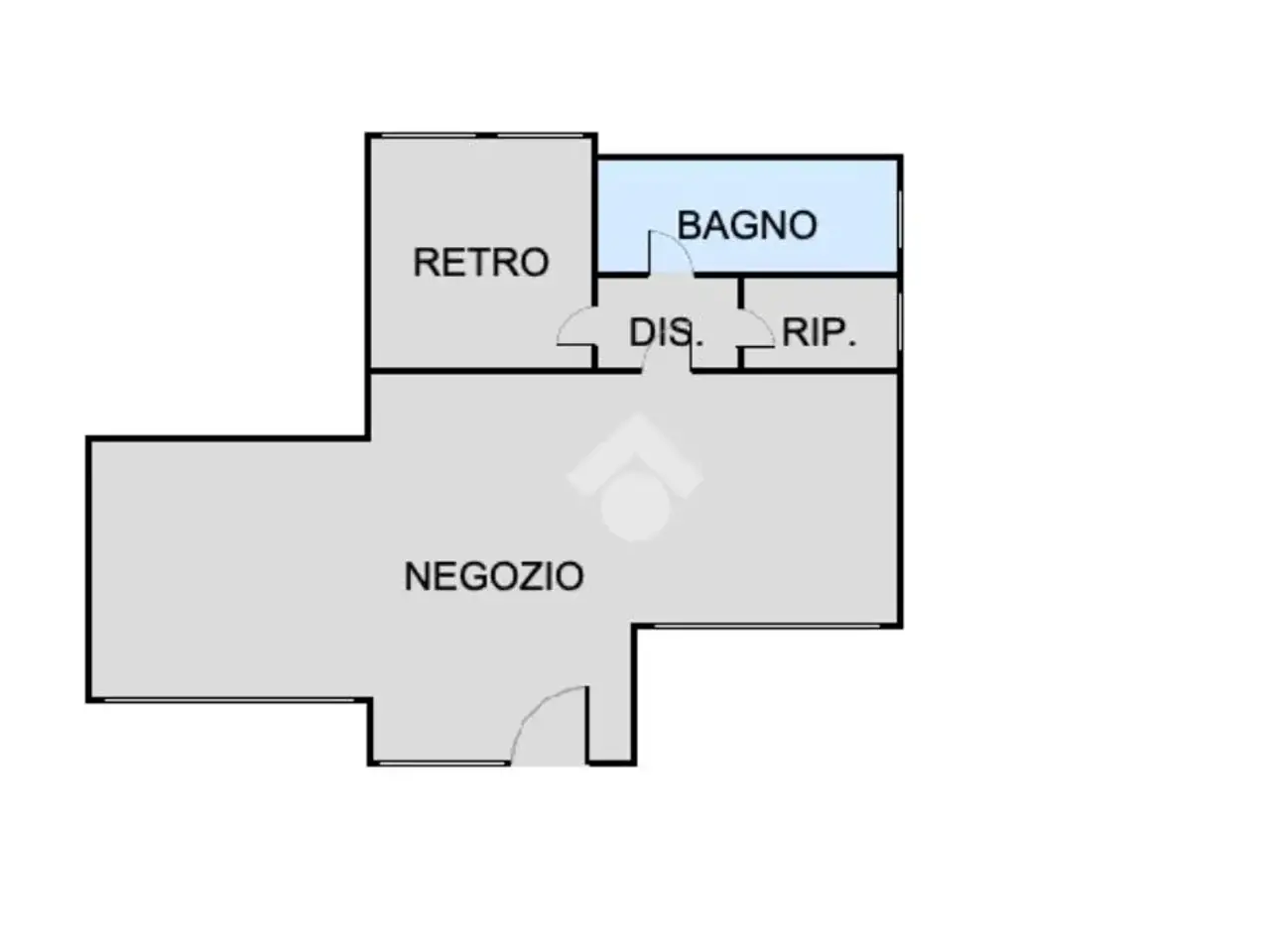 Negozio in Via G. Pascoli 6, San Giovanni Al Natisone, {3} - Planimetria 1