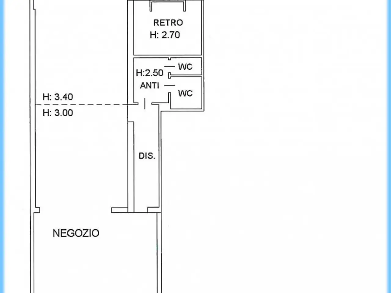 Negozio in Via Udine, San Dona' Di Piave, {3} - Planimetria 1