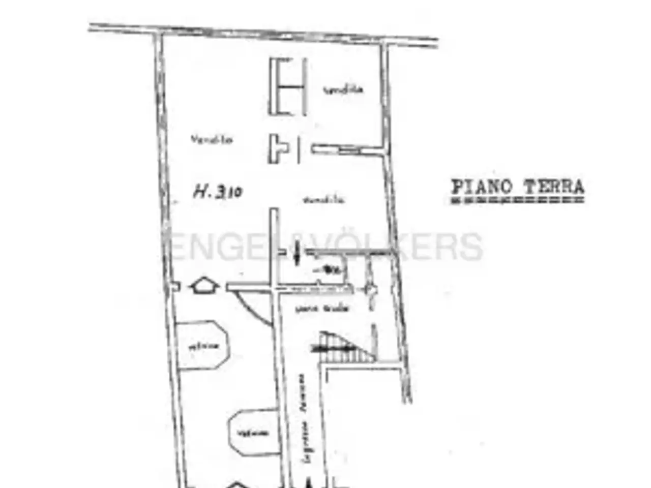Negozio in Via Bersaglieri del Po 3, Ferrara, {3} - Planimetria 1