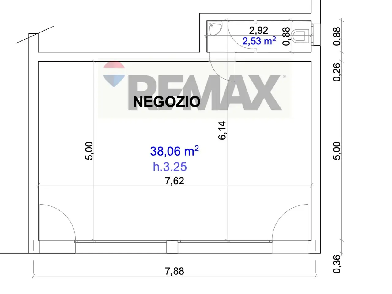 Negozio in , Spinea, {3} - Planimetria 1