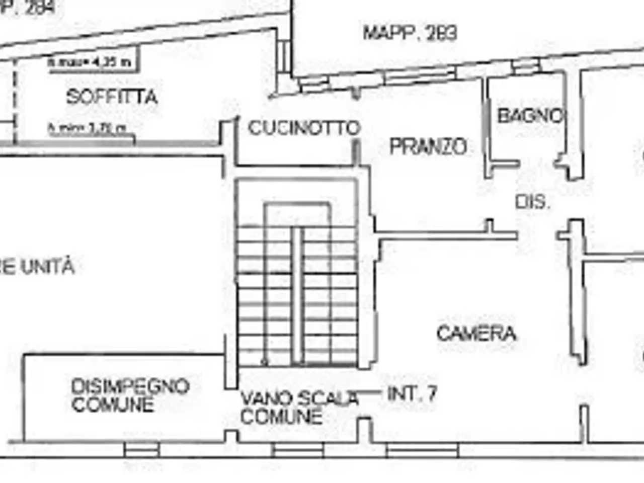 Trilocale in vendita, Via Santa Margherita 1, Modena - Planimetria 1
