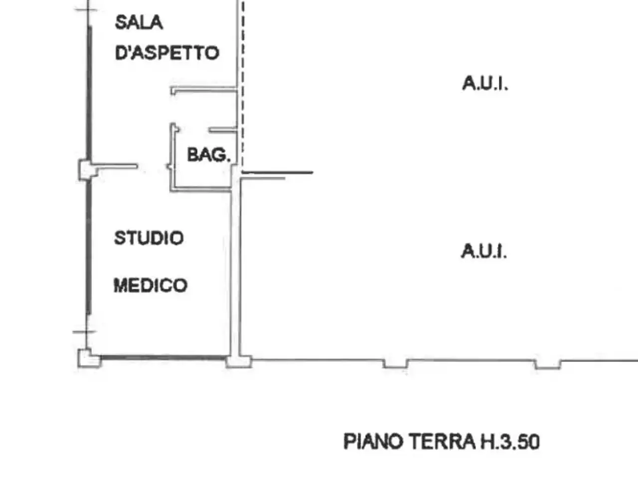 Negozio in Piazzale dell'Acquario 5, Cervia, {3} - Planimetria 1