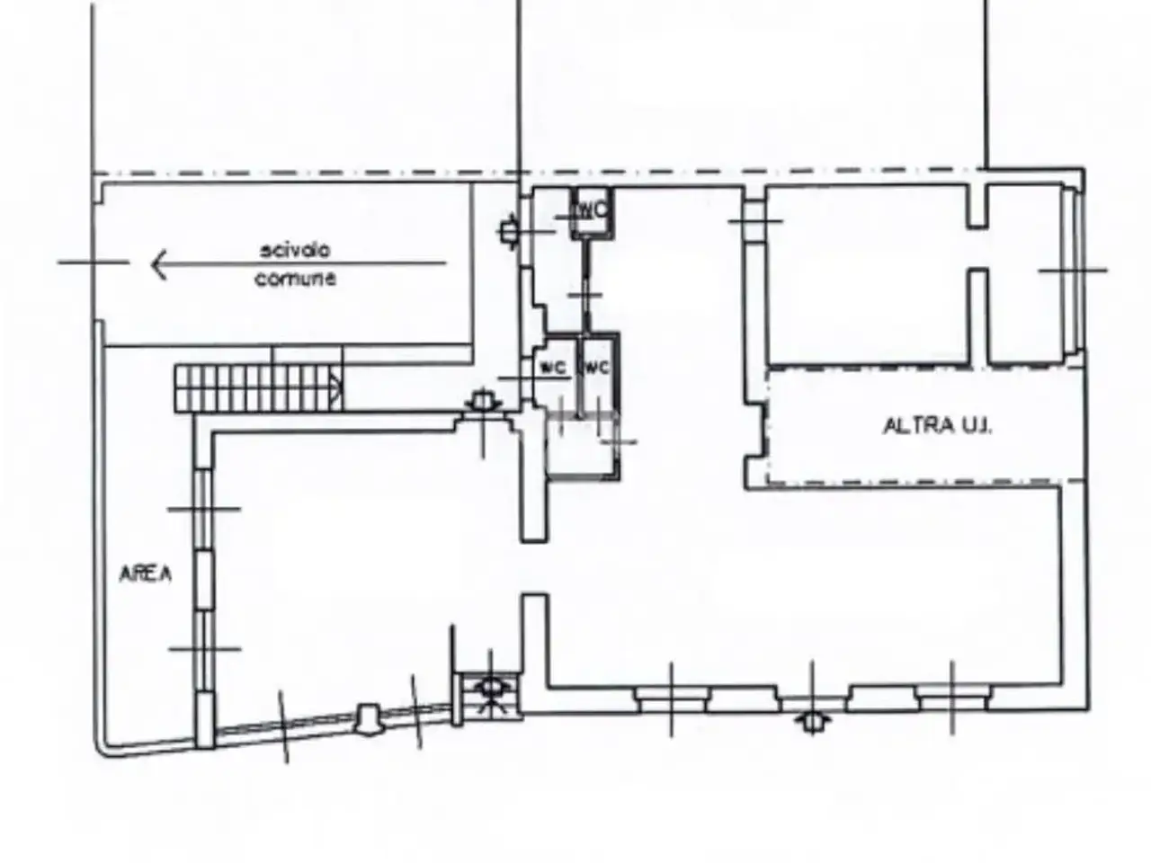 Ufficio in Via Francesco Petrarca 21, Lecco, {3} - Planimetria 1