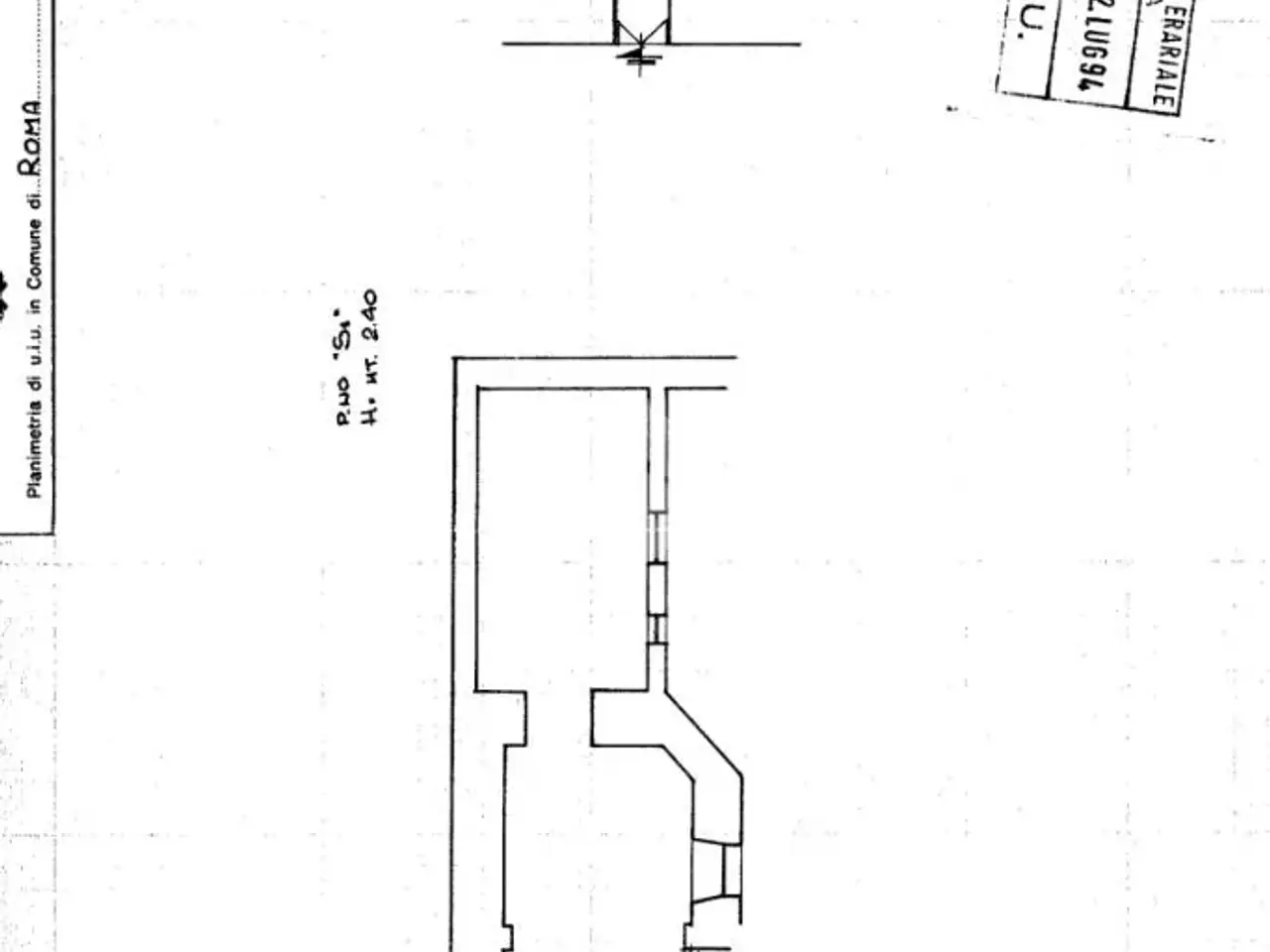 Negozio in Via Giovanni Pierluigi da Palestrina 22, Roma, {3} - Planimetria 1