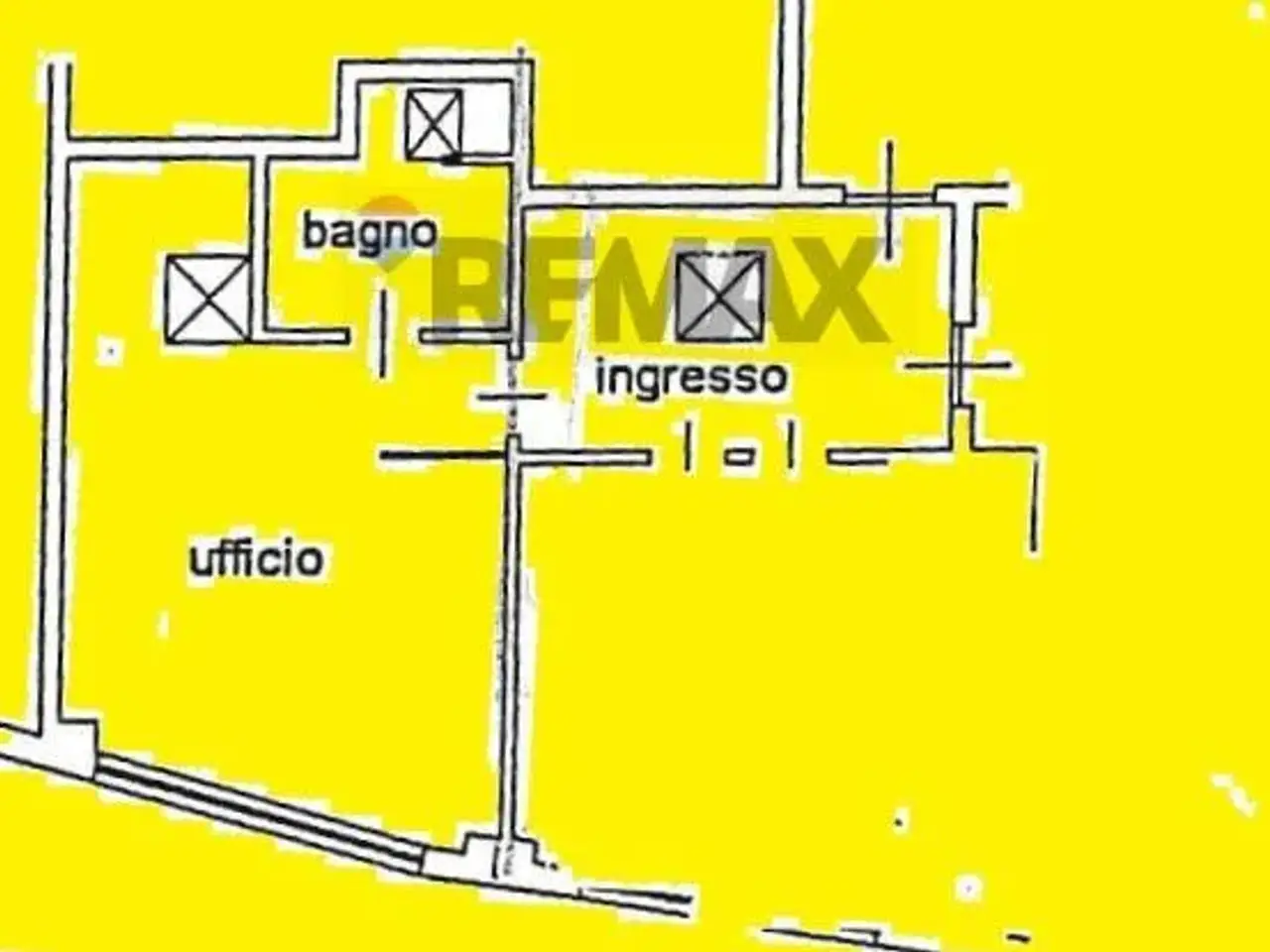 Ufficio in Mura Occidentali 11/Q, Jesi, {3} - Planimetria 1
