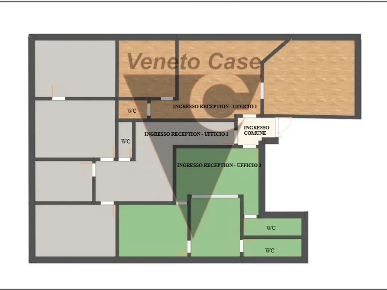 Ufficio in Via Lisbona 10, Padova, {3} - Planimetria 1