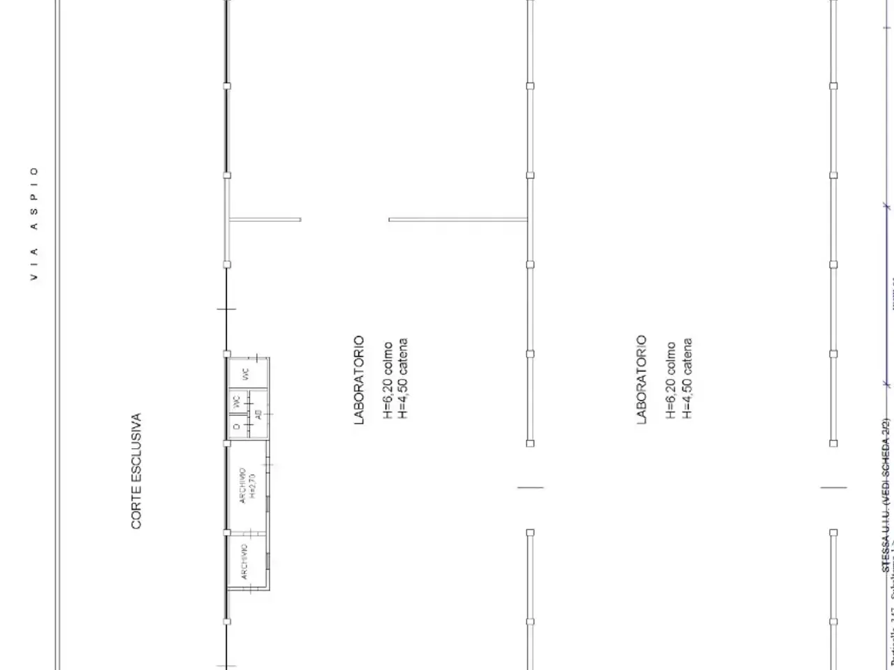 Capannone in Via Cerquelle 20, Cartoceto, {3} - Planimetria 1