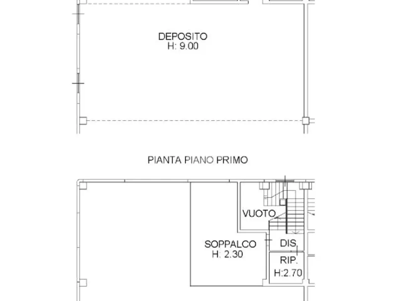 Capannone in Via dal Bosc 27, Romans D'Isonzo, {3} - Planimetria 1