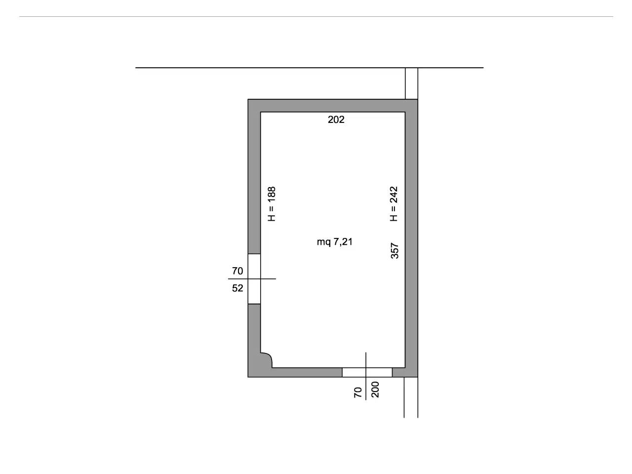 Magazzino in Ia delle Colline 2, Capannoli, {3} - Planimetria 1