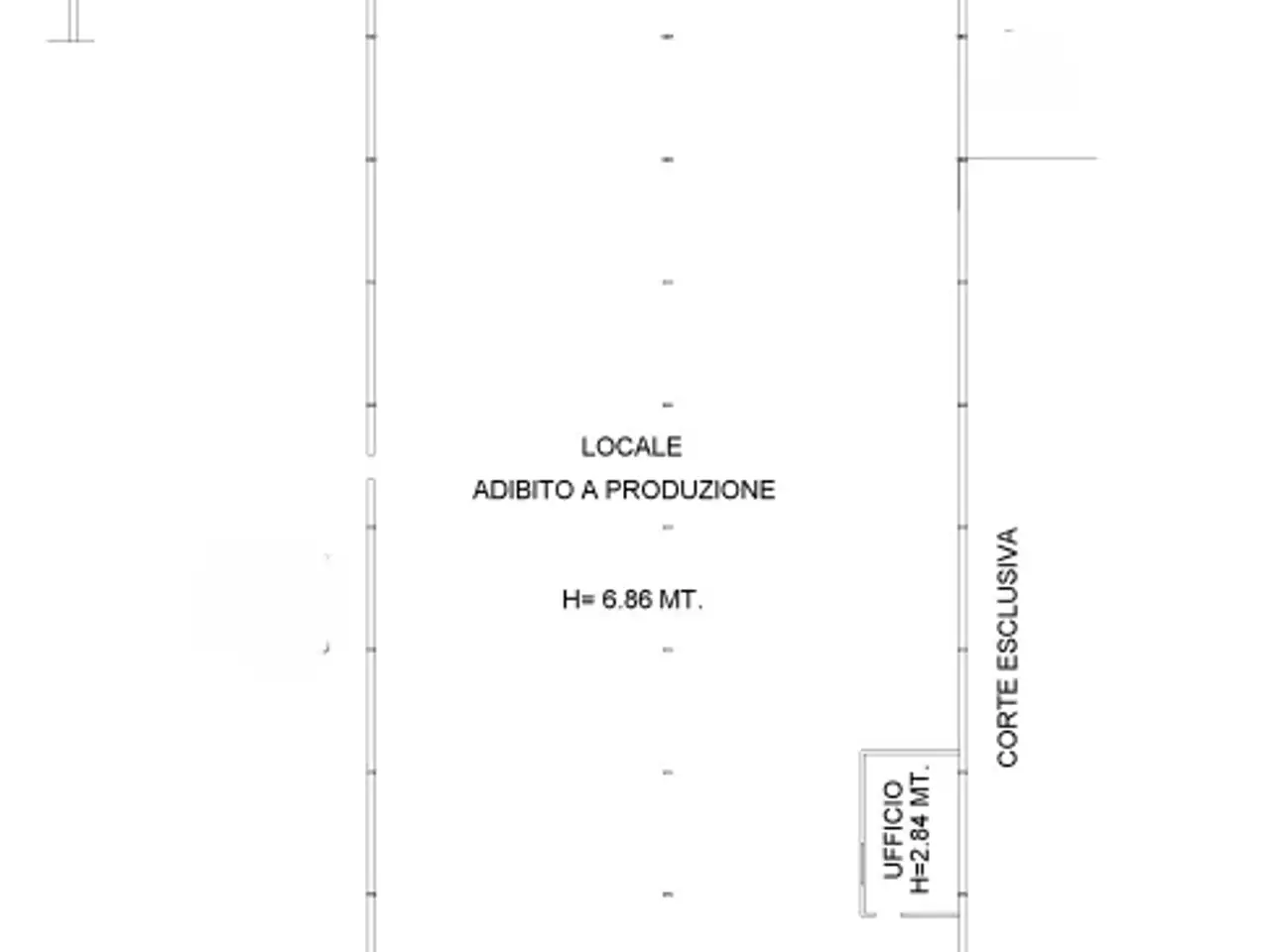 Capannone in Via delle Industrie, Broccostella, {3} - Planimetria 1