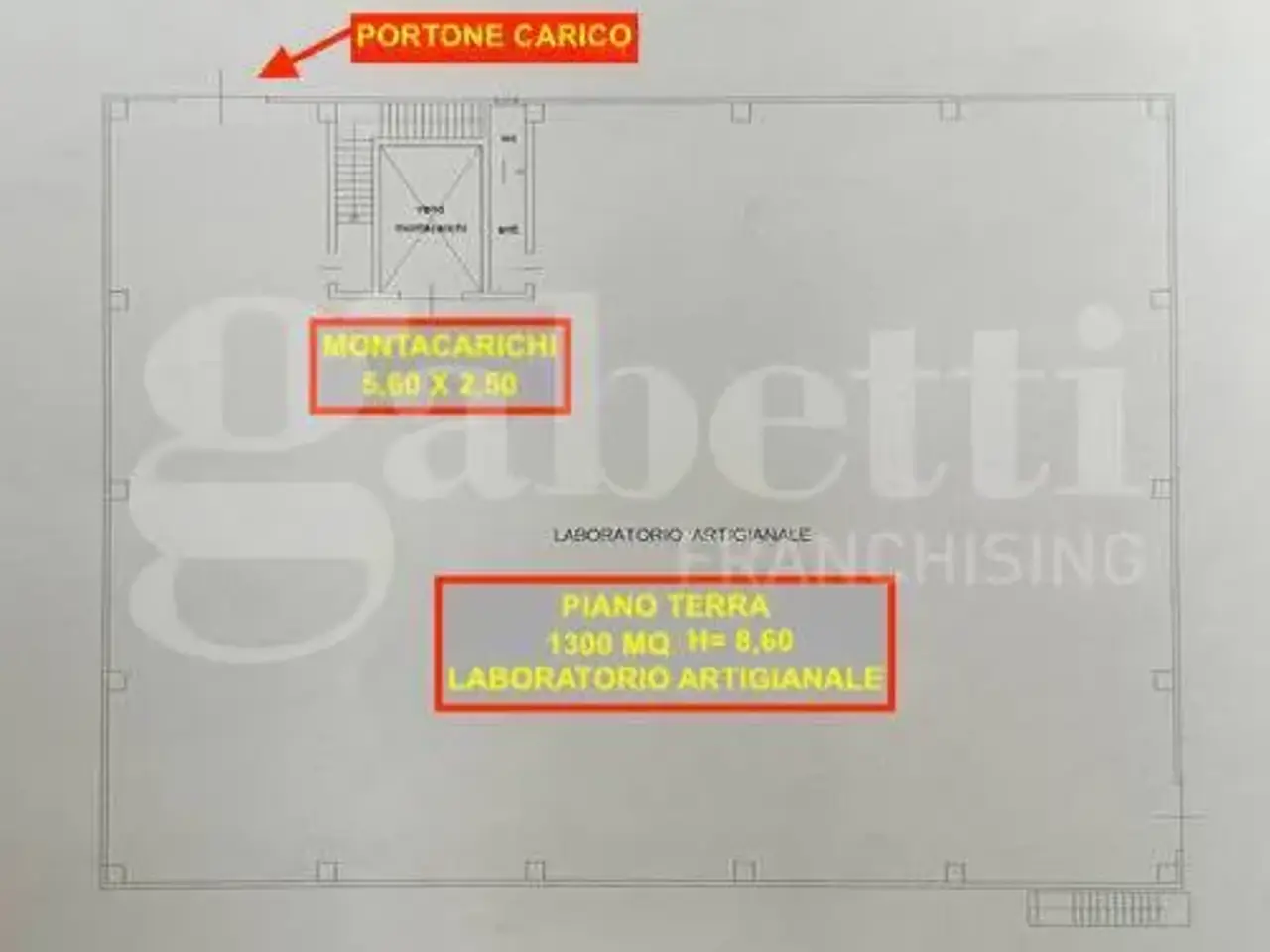 Capannone in Via Majorana  1, Ponzano Veneto, {3} - Planimetria 1