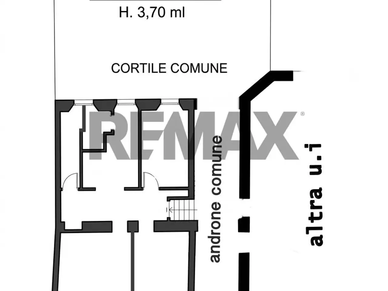 Ufficio in Viale Lunigiana 14, Milano, {3} - Planimetria 1