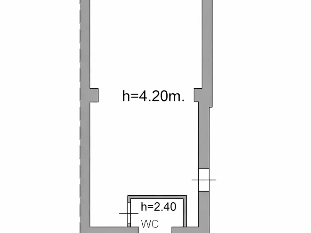 Negozio in Corso Nazionale 126, Scafati, {3} - Planimetria 1