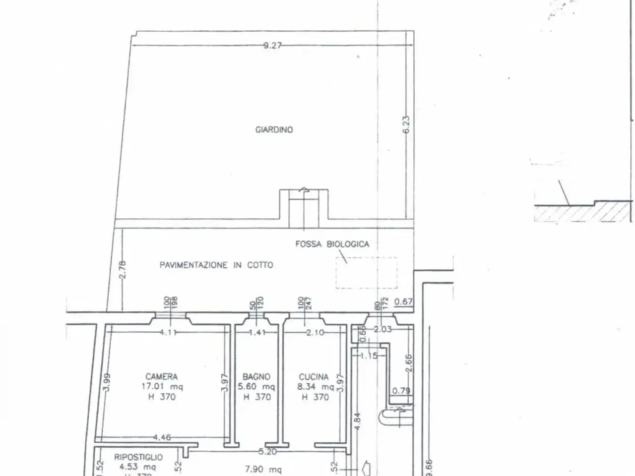 Trilocale in affitto, Via Francesco Caracciolo, Firenze - Planimetria 1