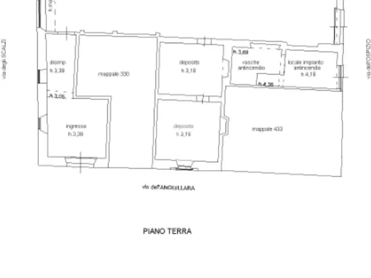 Magazzino in Via dell'Anguillara 10, Pistoia, {3} - Planimetria 1