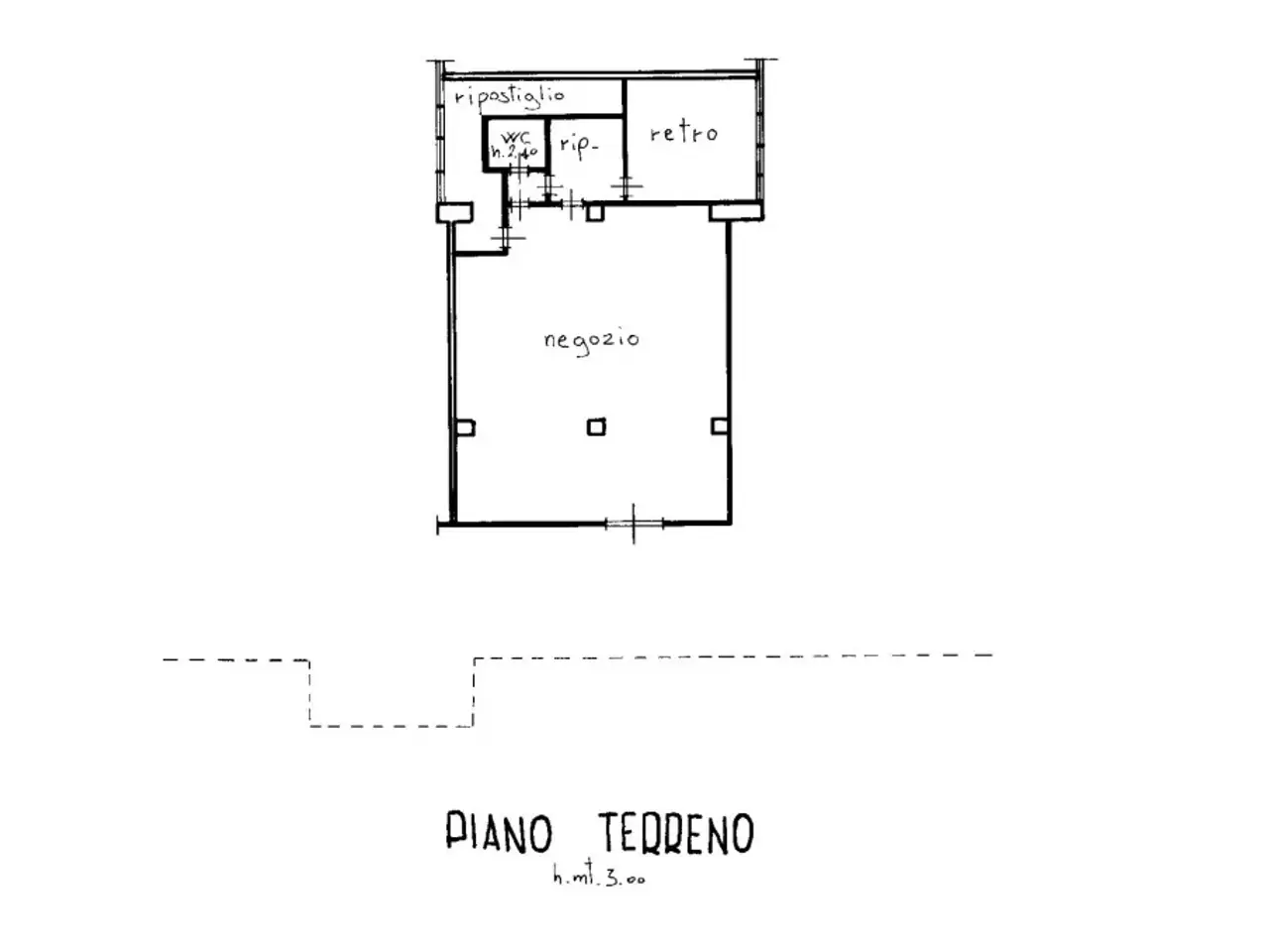 Negozio in Via Luigi Lenot 6, Borgosesia, {3} - Planimetria 1
