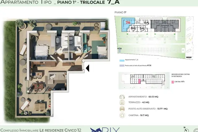 Appartamenti e Attici di nuova costruzione in Via Gaetano Donizetti, 12, Loano - Foto 1