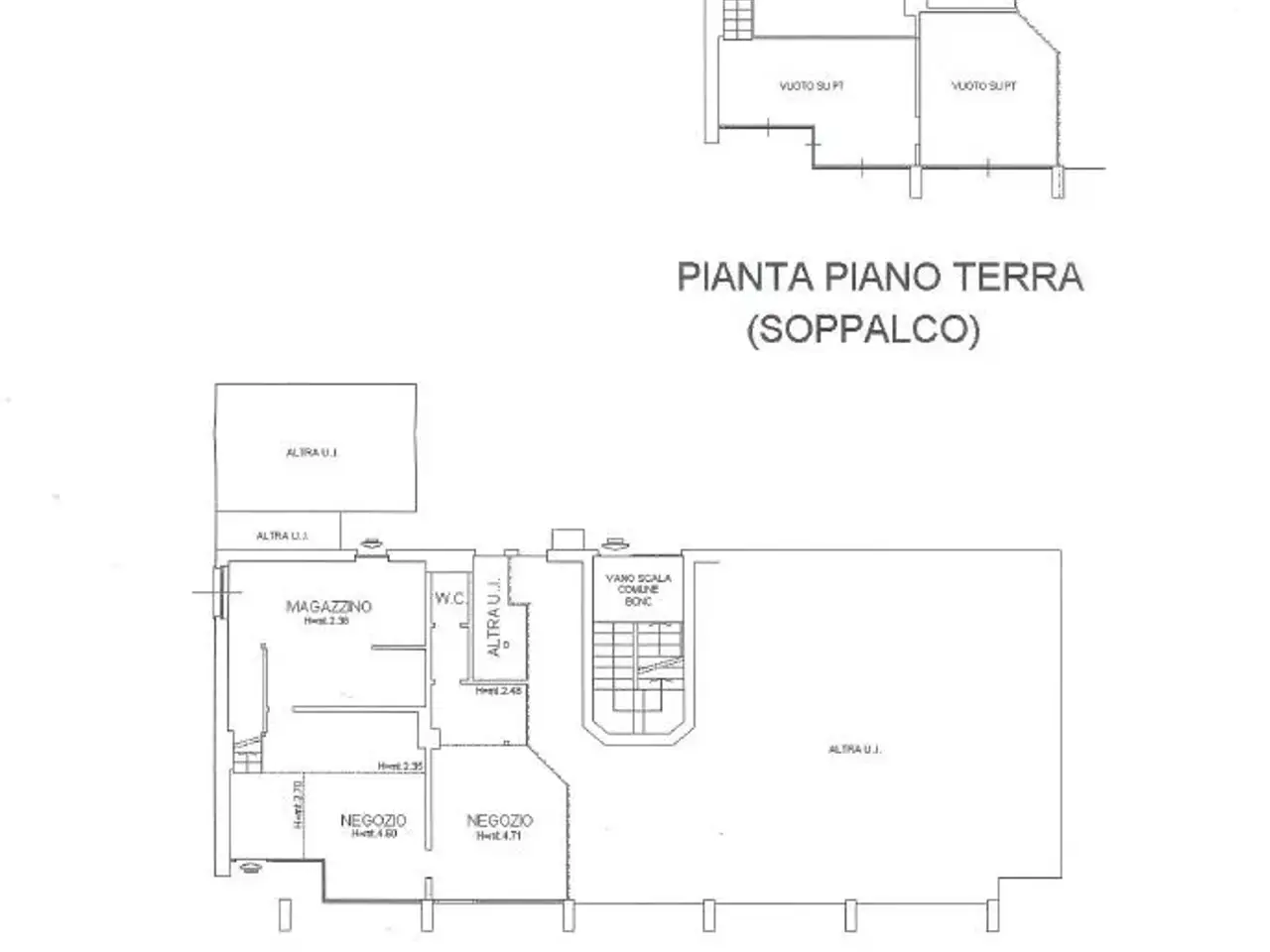 Negozio in Via San Gerardo 42, Olgiate Comasco, {3} - Planimetria 1
