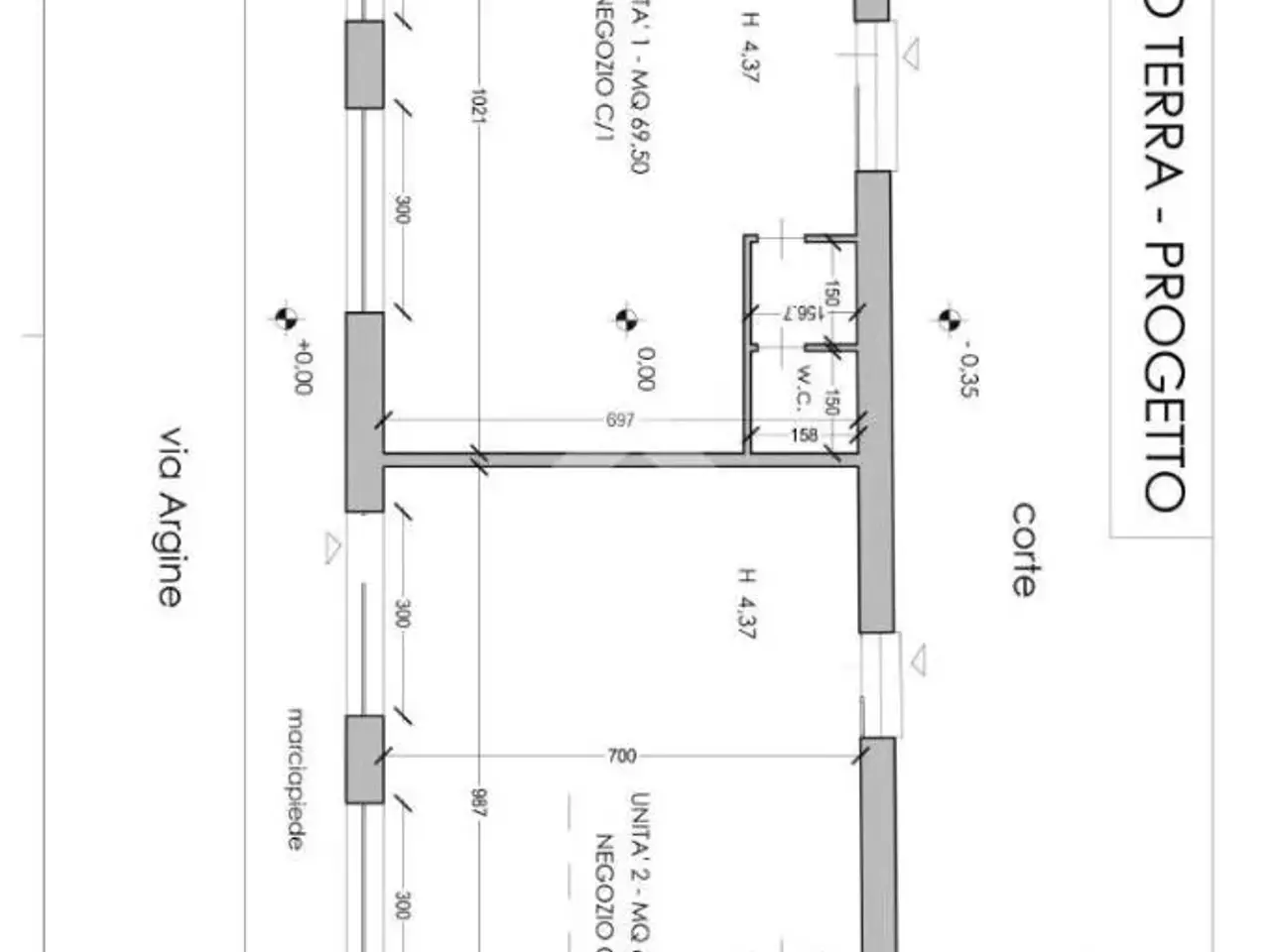 Negozio in Via Argine 80, Napoli, {3} - Planimetria 1