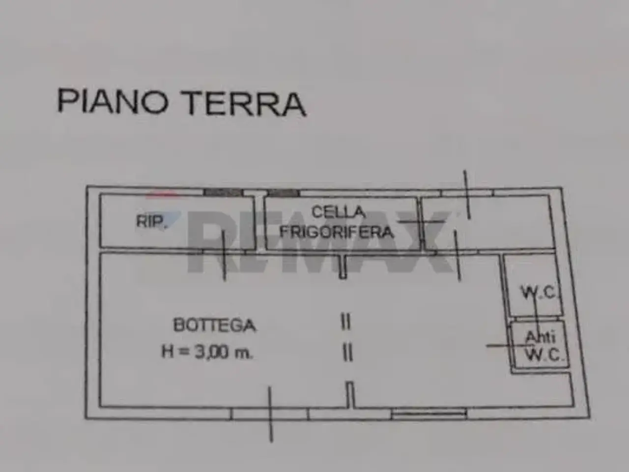 Negozio in Via Aldo Moro 2, Santa Venerina, {3} - Planimetria 1