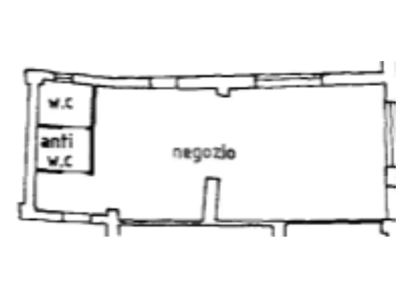 Negozio in Via Roma, Treviglio, {3} - Planimetria 1