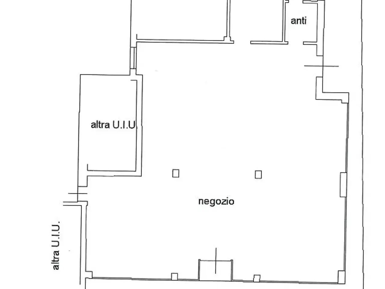 Negozio in Via Negrin 125, Camisano Vicentino, {3} - Planimetria 1