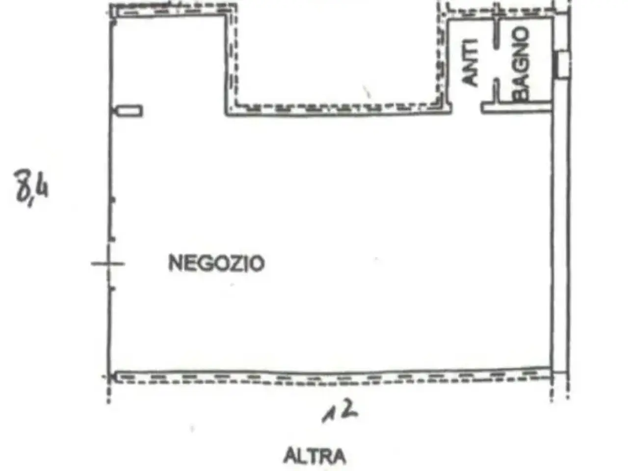 Negozio in Via Largo Giovanni Paolo 2 9, Vedelago, {3} - Planimetria 1
