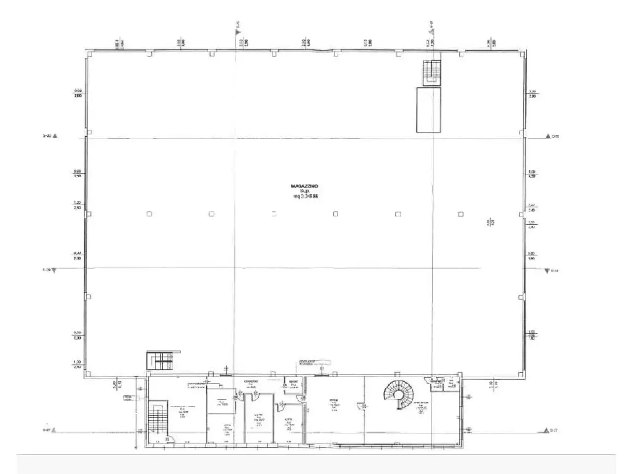 Capannone in Via Rodolfo Spineta 14, Oppeano, {3} - Planimetria 1