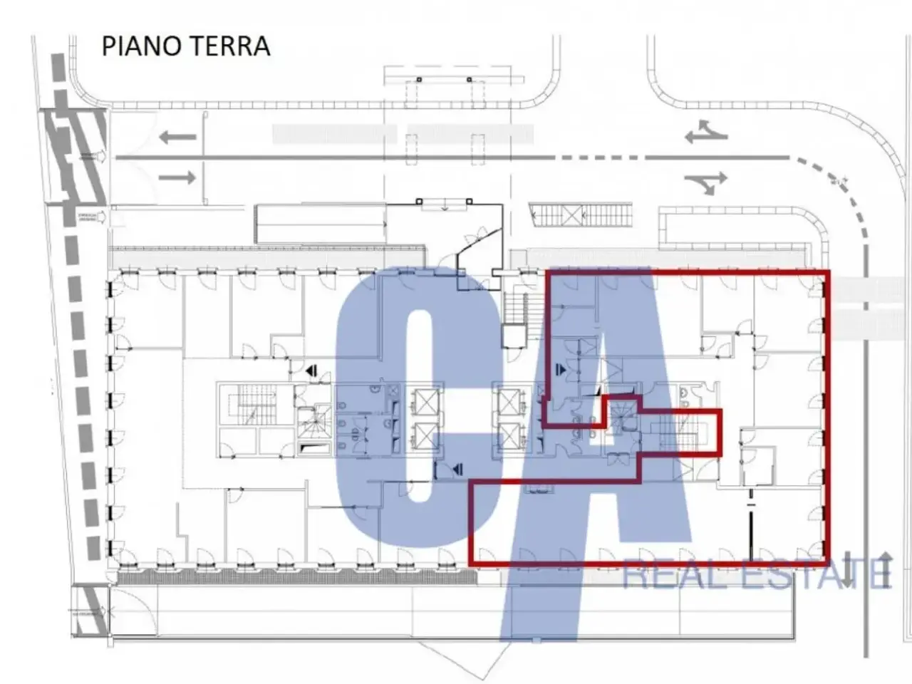Ufficio in Piazza Monte Titano, Milano, {3} - Planimetria 1