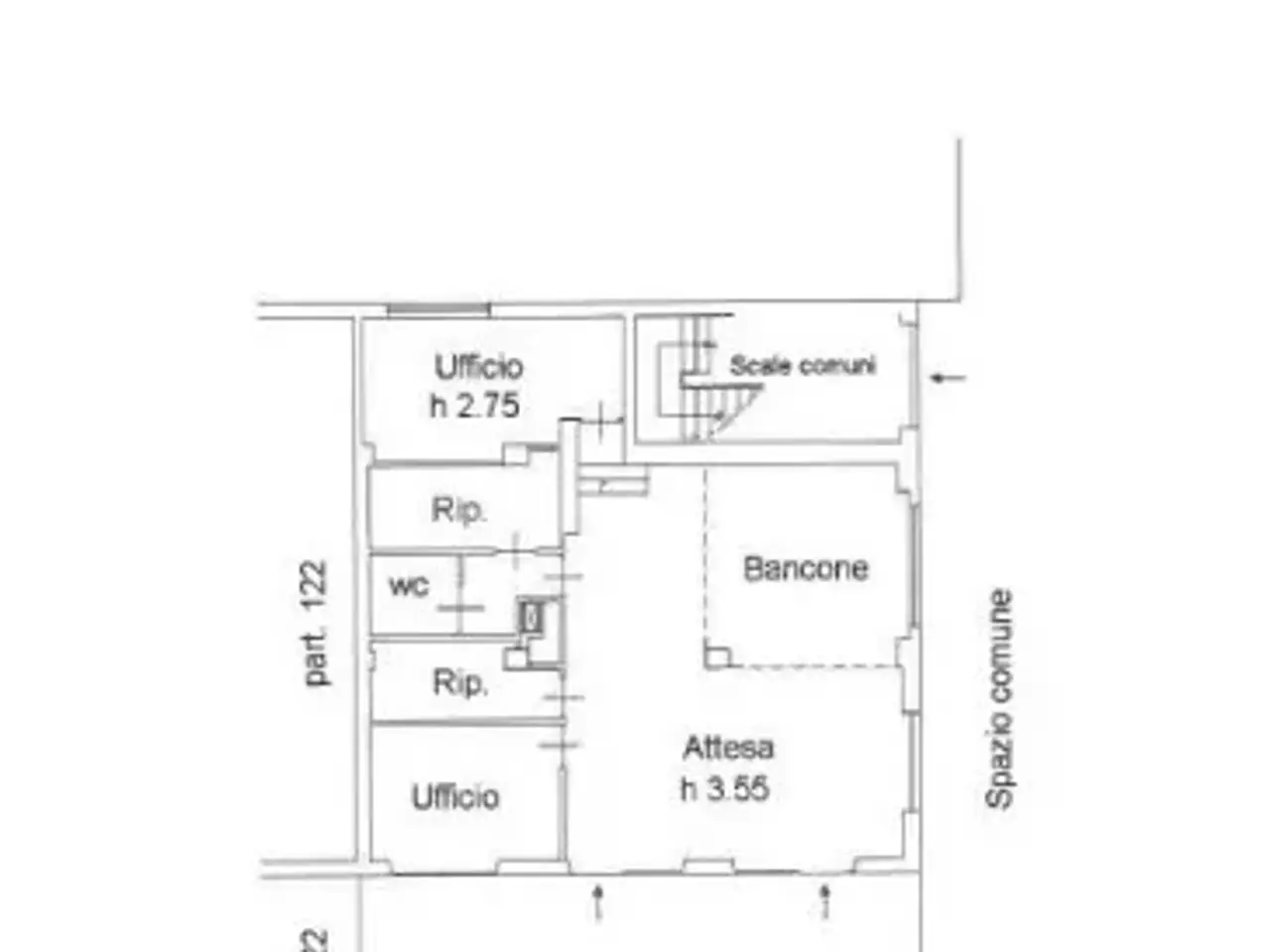 Negozio in Viale Risorgimento 27, Piedimonte San Germano, {3} - Planimetria 1