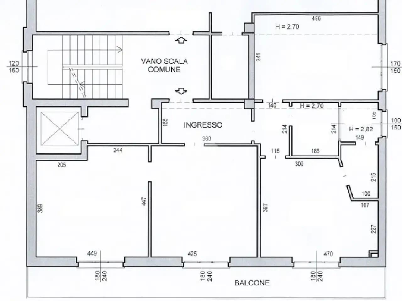 Ufficio in Via Nazionale 11, Calco, {3} - Planimetria 1