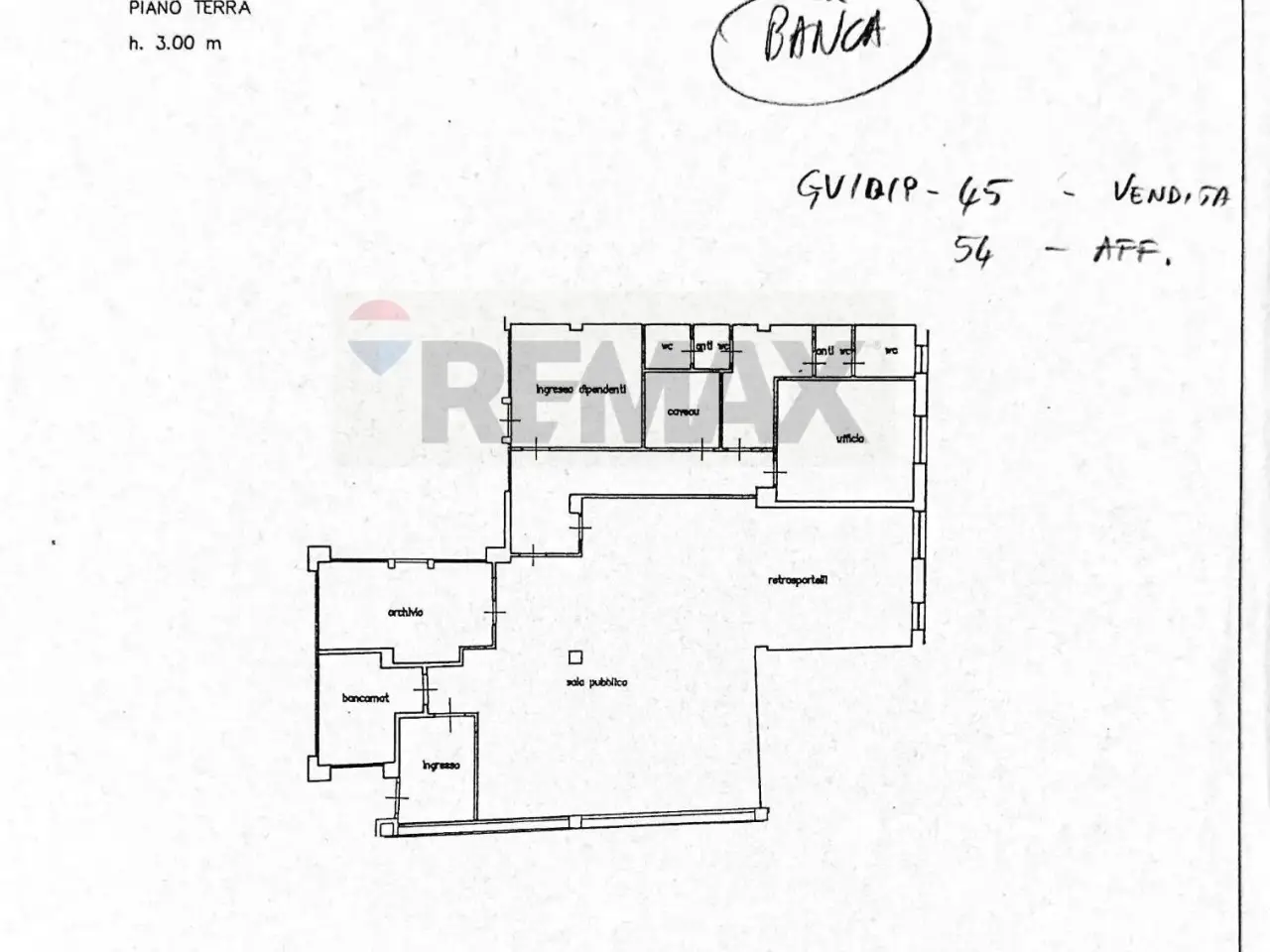 Negozio in Via Cavour Snc, Belluno, {3} - Planimetria 1
