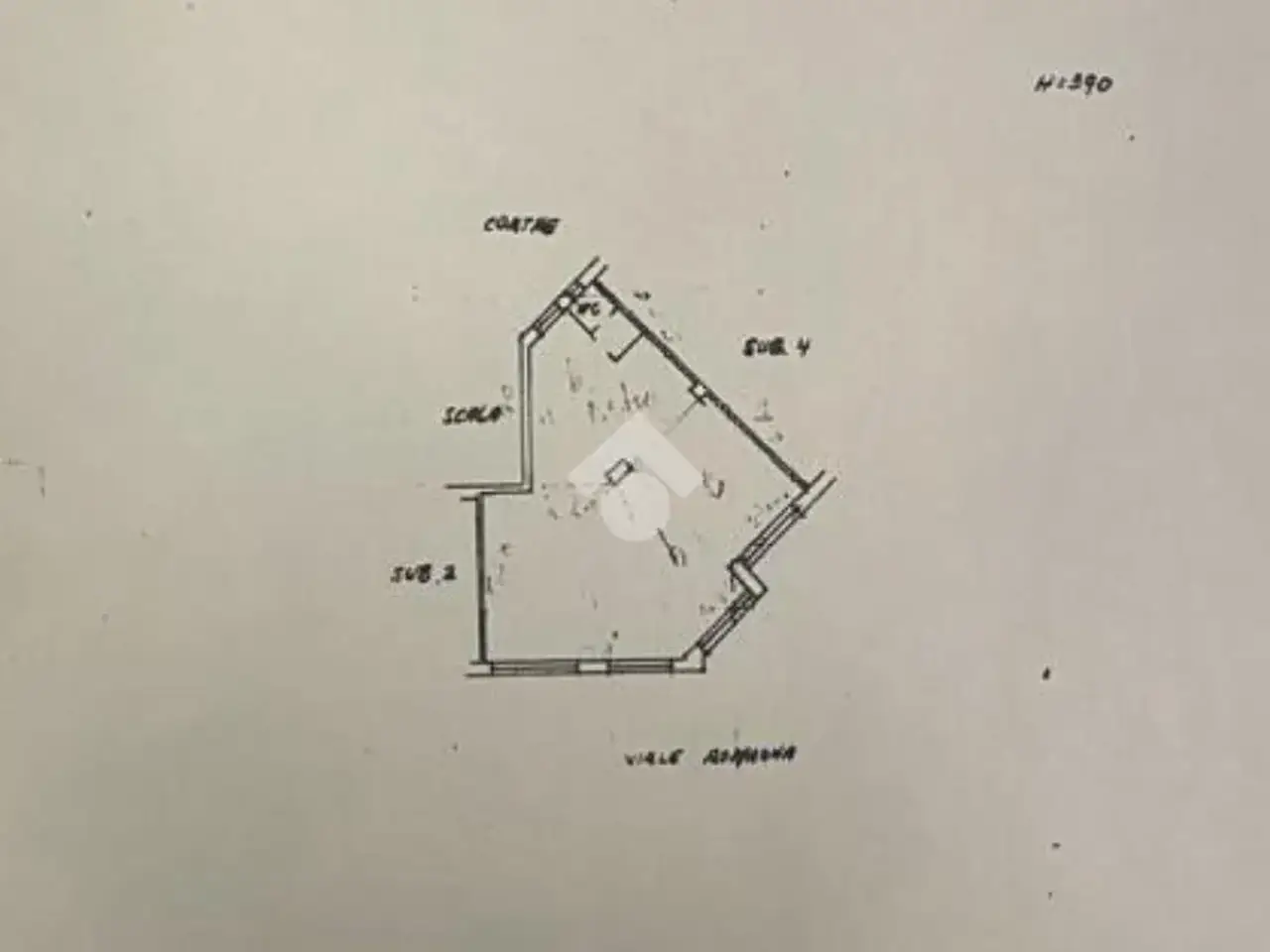 Negozio in Viale Romagna 11, Cinisello Balsamo, {3} - Planimetria 1