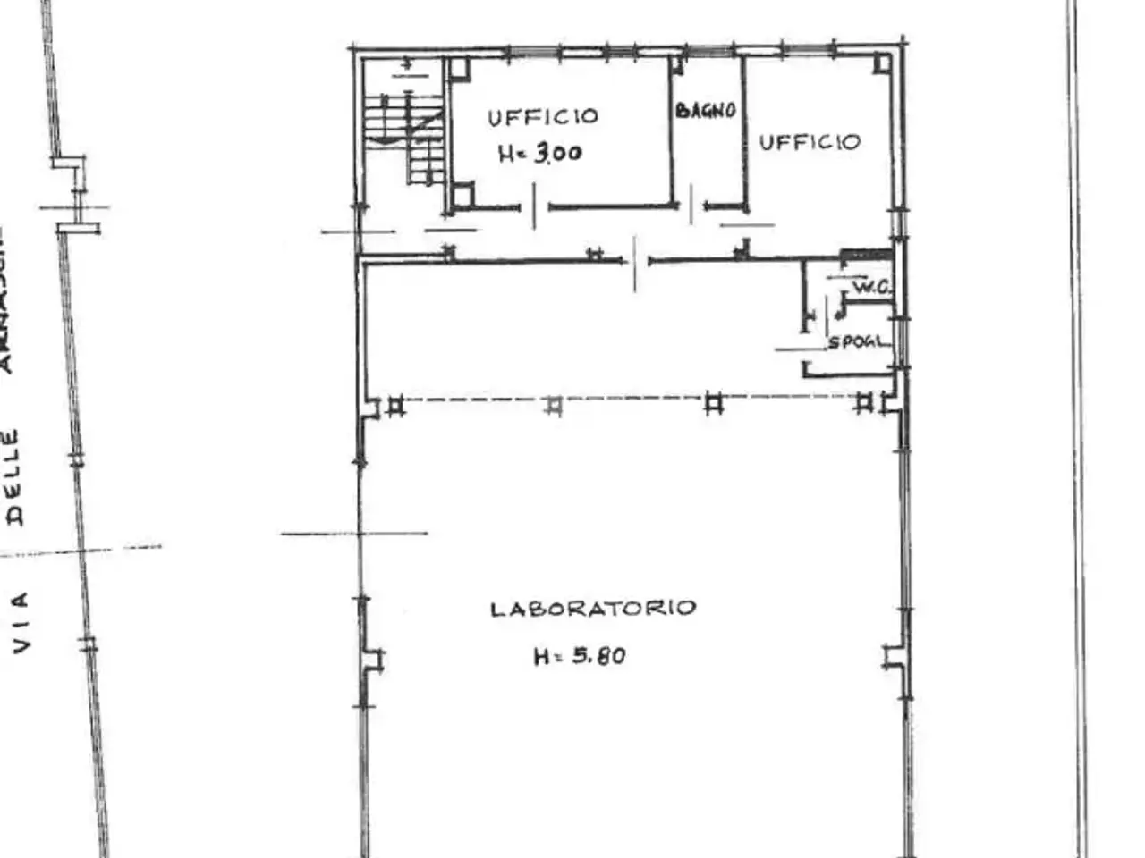 Capannone in Via delle Arnasche 3, Cerro Maggiore, {3} - Planimetria 1