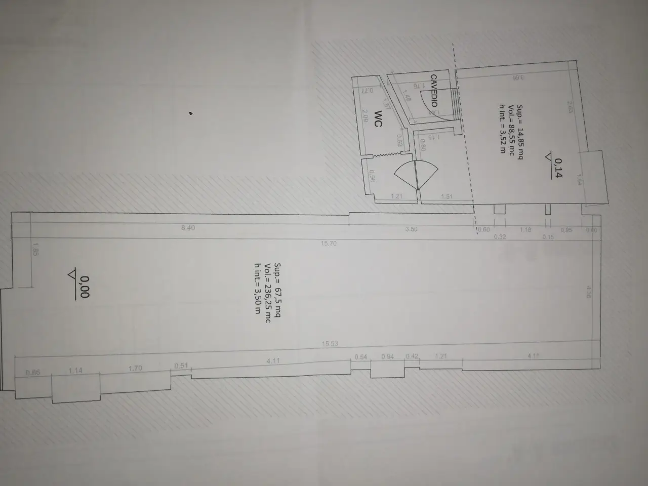 Immobile commerciale in Via Santa Margherita 19, Cagliari, {3} - Planimetria 1