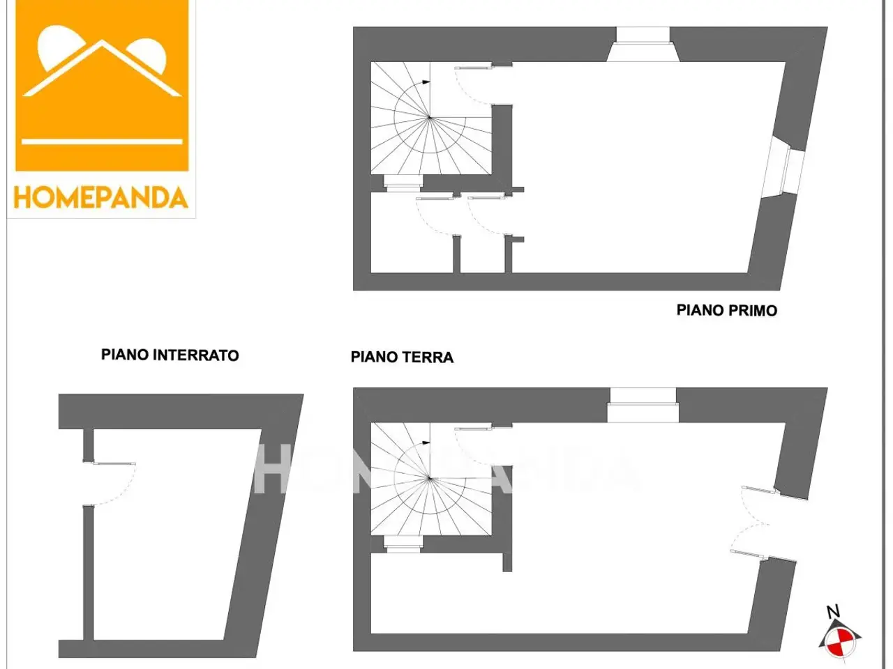 Ufficio in Via Fratelli Ramorino 12, Cuneo, {3} - Planimetria 1