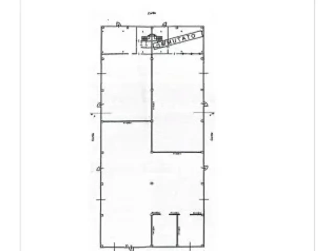 Capannone in Via Plava, Torino, {3} - Planimetria 1