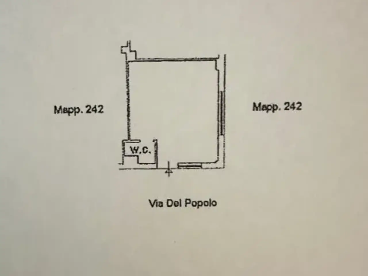 Negozio in Via del Popolo 24, La Spezia, {3} - Planimetria 1