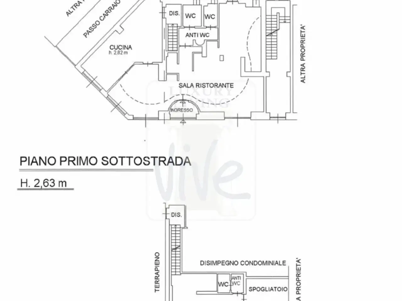 Negozio in , Milano, {3} - Planimetria 1