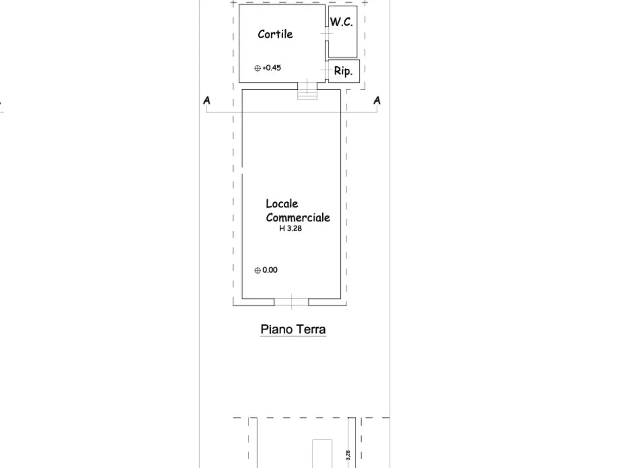 Locale commerciale in Emilia 177, Pisa, {3} - Planimetria 1