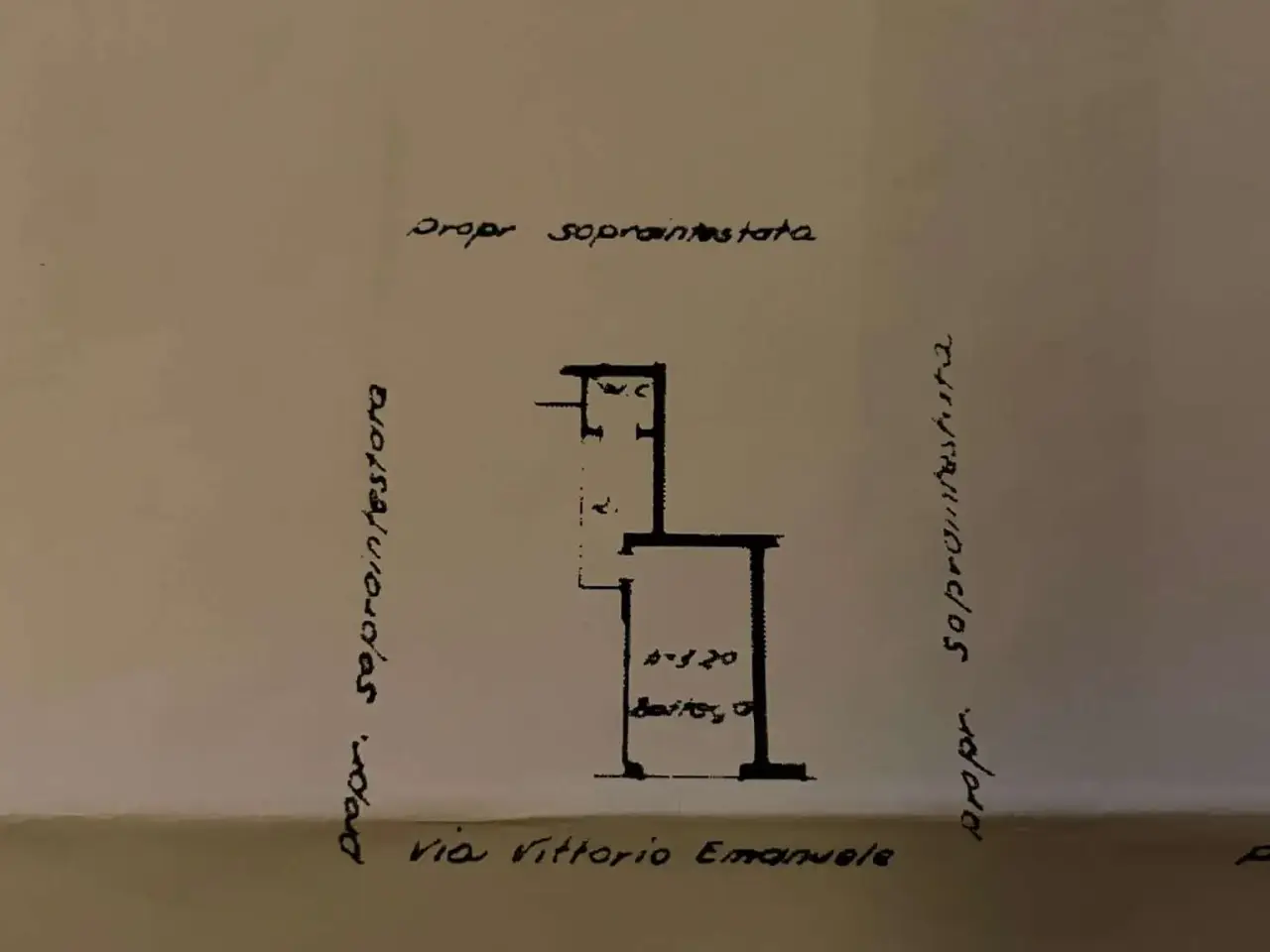 Tabaccheria in Cannaregio  4001, Venezia, {3} - Planimetria 1