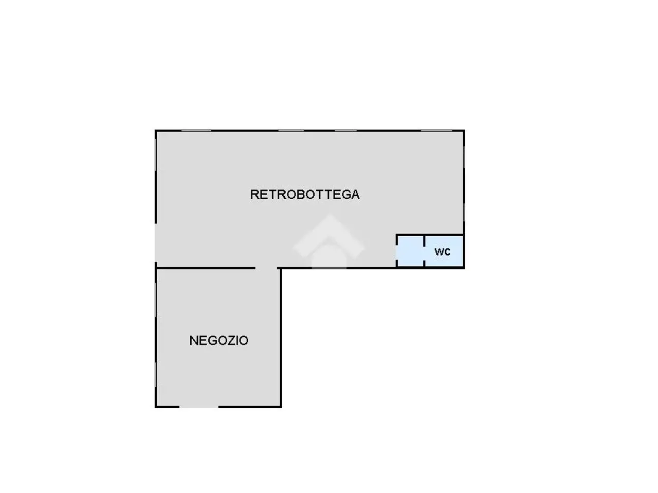 Negozio in Via Porta Palermo 116, Alcamo, {3} - Planimetria 1