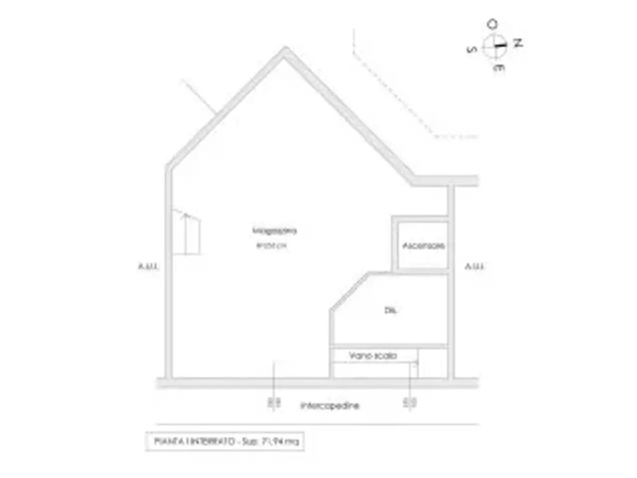 Negozio in Via Amatore Sciesa, Gallarate, {3} - Planimetria 1