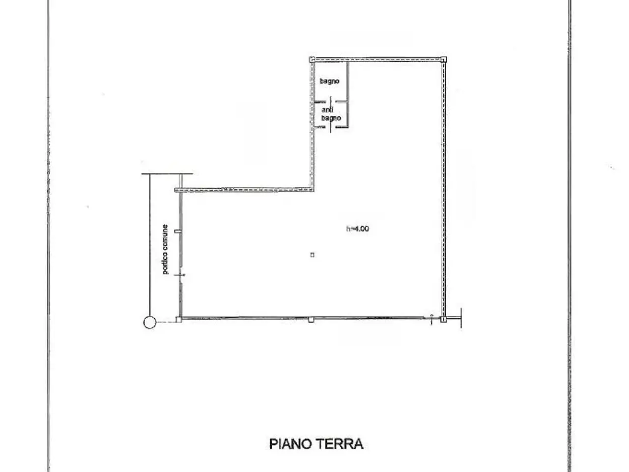 Negozio in Via XX Settembre, Carpenedolo, {3} - Planimetria 1