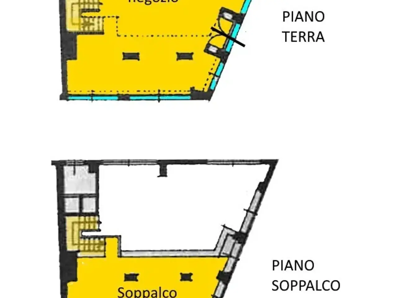 Negozio in Viale Antonio Gramsci 42, Sesto San Giovanni, {3} - Planimetria 1