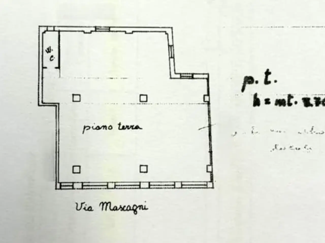 Negozio in Via Pietro Mascagni 32, Tricase, {3} - Planimetria 1