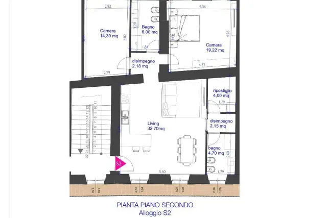 3-room flat in Bettoja 10, Caluso - Photo 1